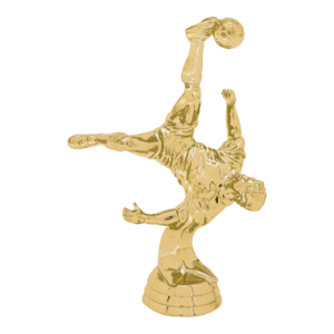 Fußball-Überkopf-Figur „M“ inkl. Gewinde