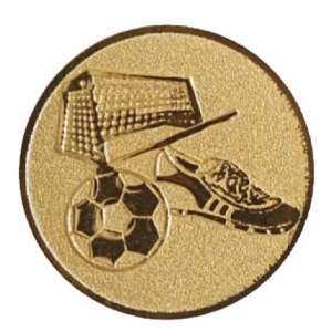 Fußball-Motiv (Tor, Schuh und Ball)