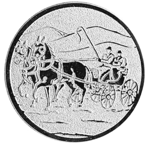 Abzweigung „Pferd mit Gespann“