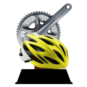 Holztrophäe für den Radsport