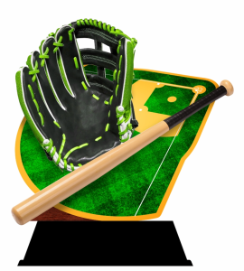 Baseball-Trophäe aus Holz