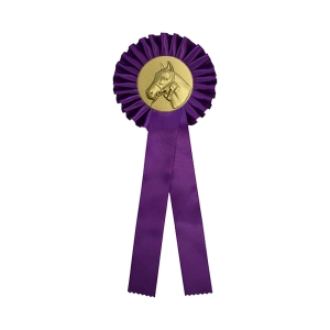 R1 Rosette mit einem Ring in Form eines Pferdekopfes